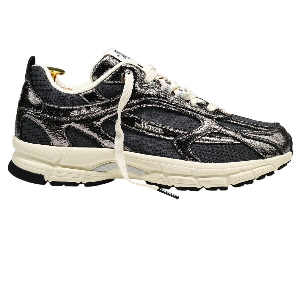 The Mercer Brand The Re-Run Cracked Sneaker Anthrazit
