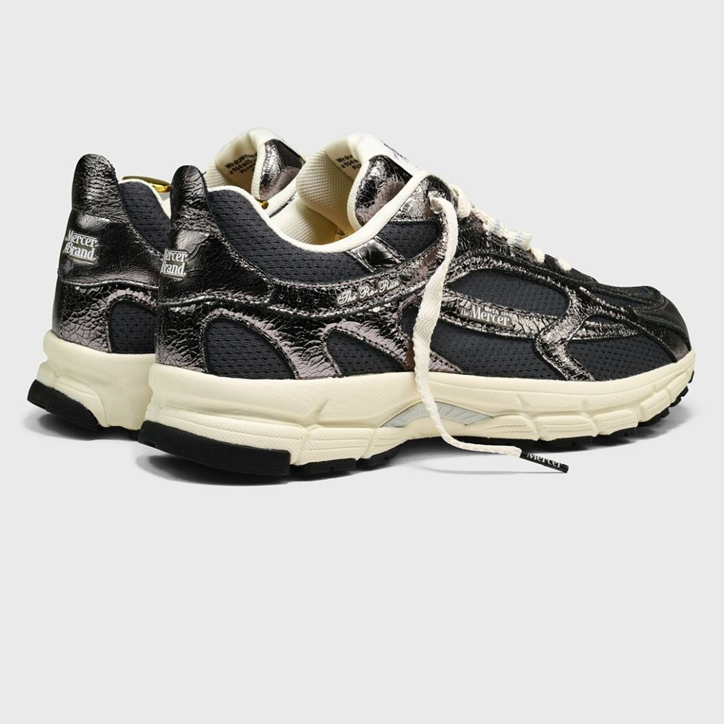 The Mercer Brand The Re-Run Cracked Sneaker Anthrazit
