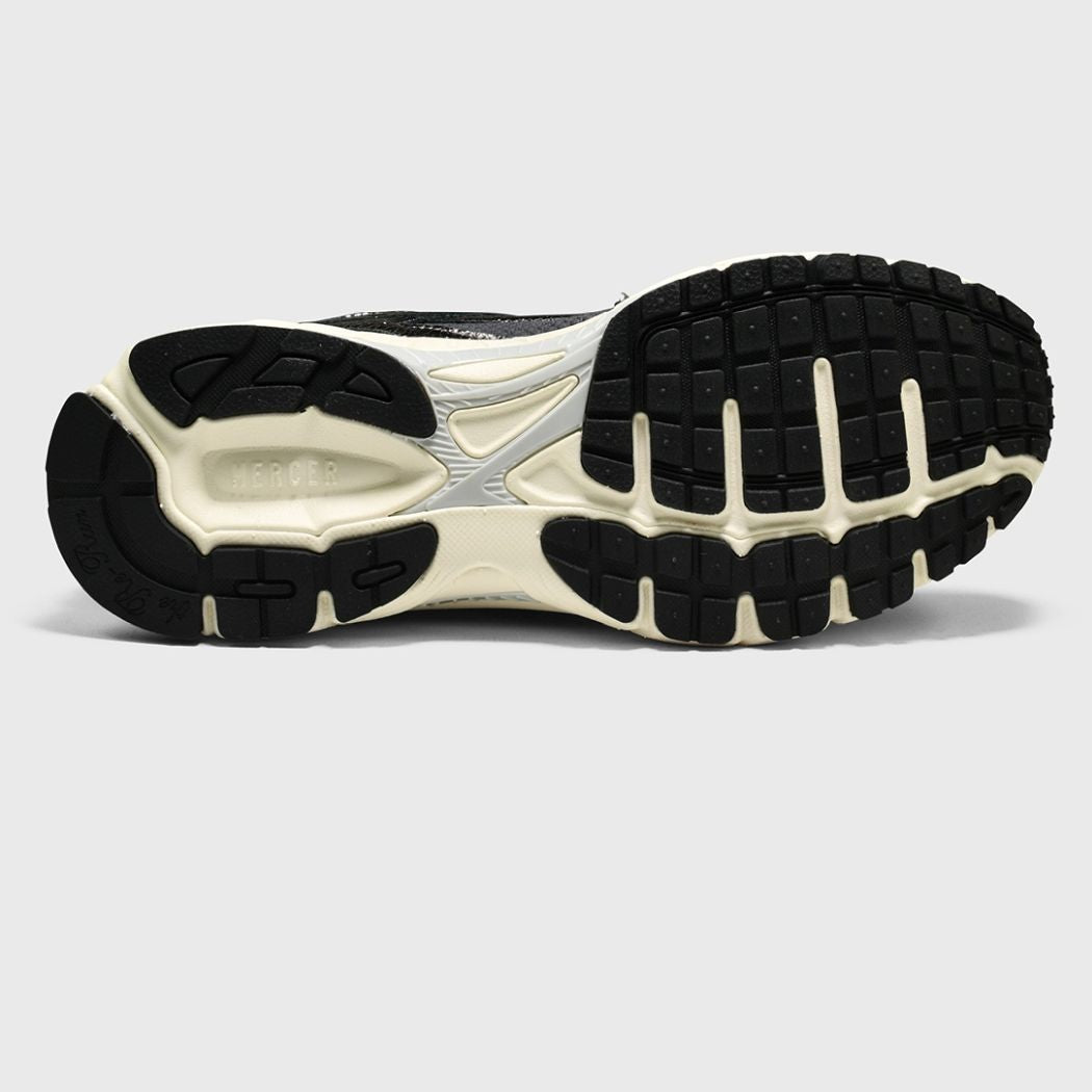 The Mercer Brand The Re-Run Cracked Sneaker Anthrazit