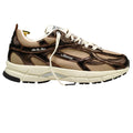 The Mercer Brand The Re-Run Cracked Sneaker Braun