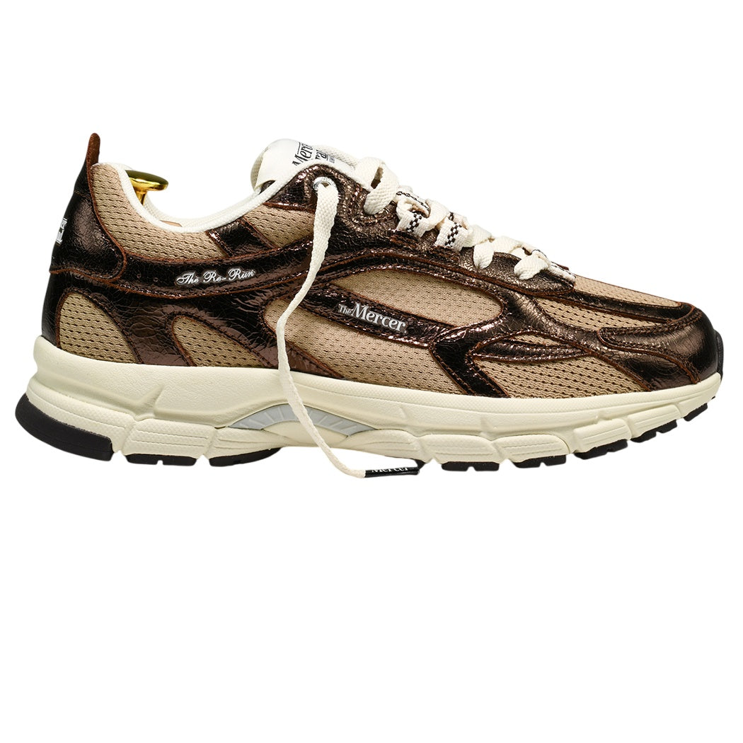 The Mercer Brand The Re-Run Cracked Sneaker Braun