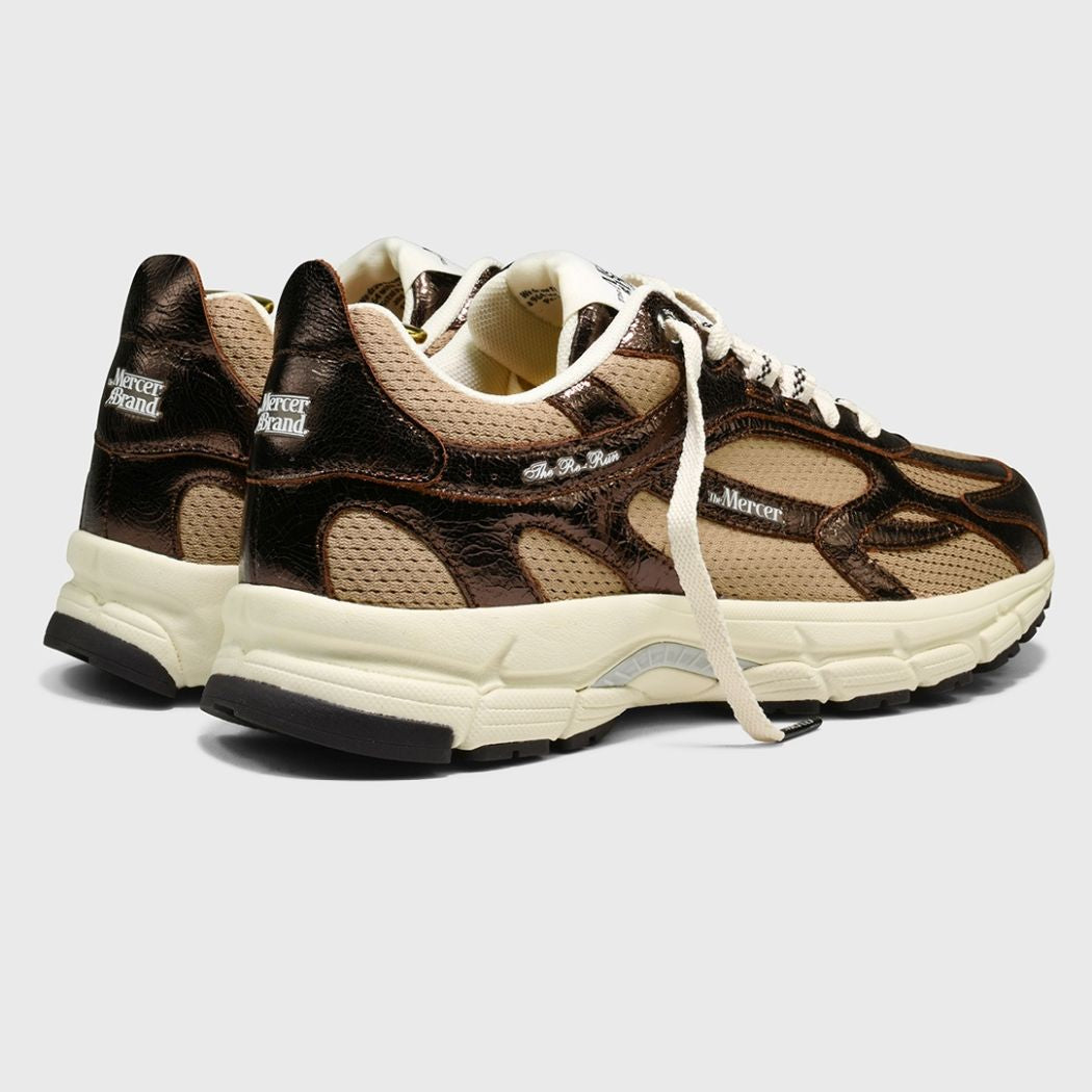 The Mercer Brand The Re-Run Cracked Sneaker Braun