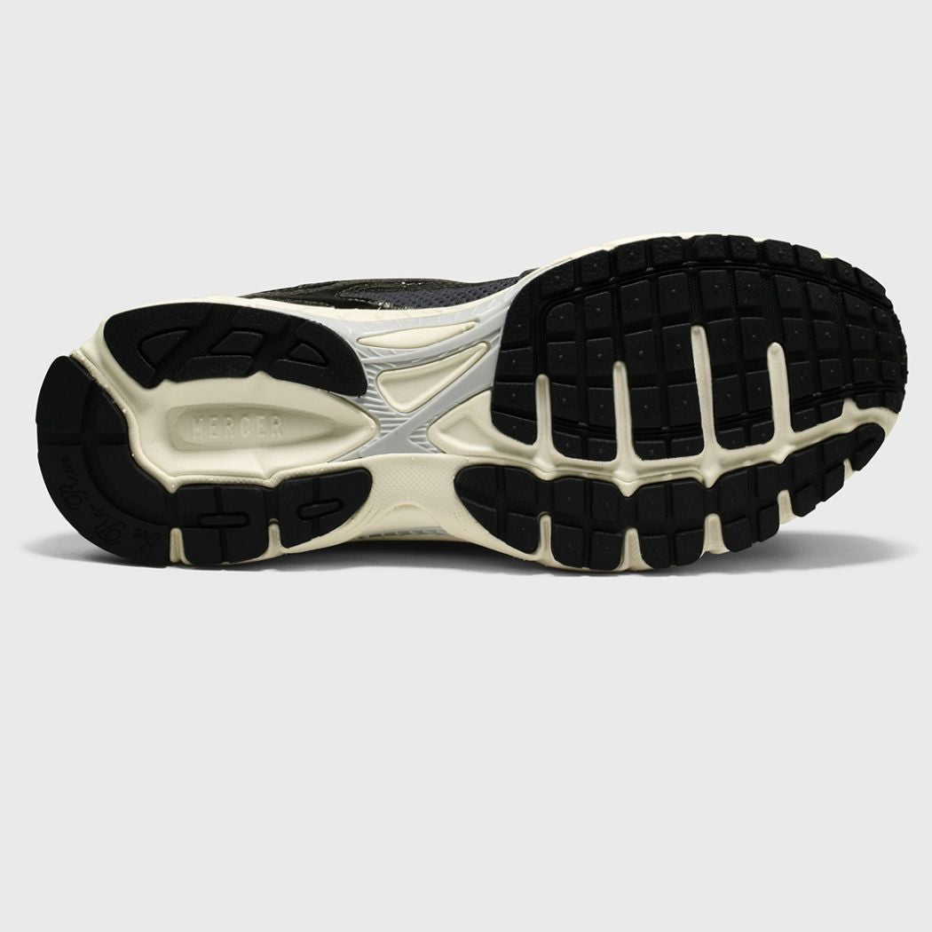 The Mercer Brand The Re-Run Cracked Sneaker Dunkelgrün