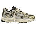 The Mercer Brand The Re-Run Cracked Sneaker Gold