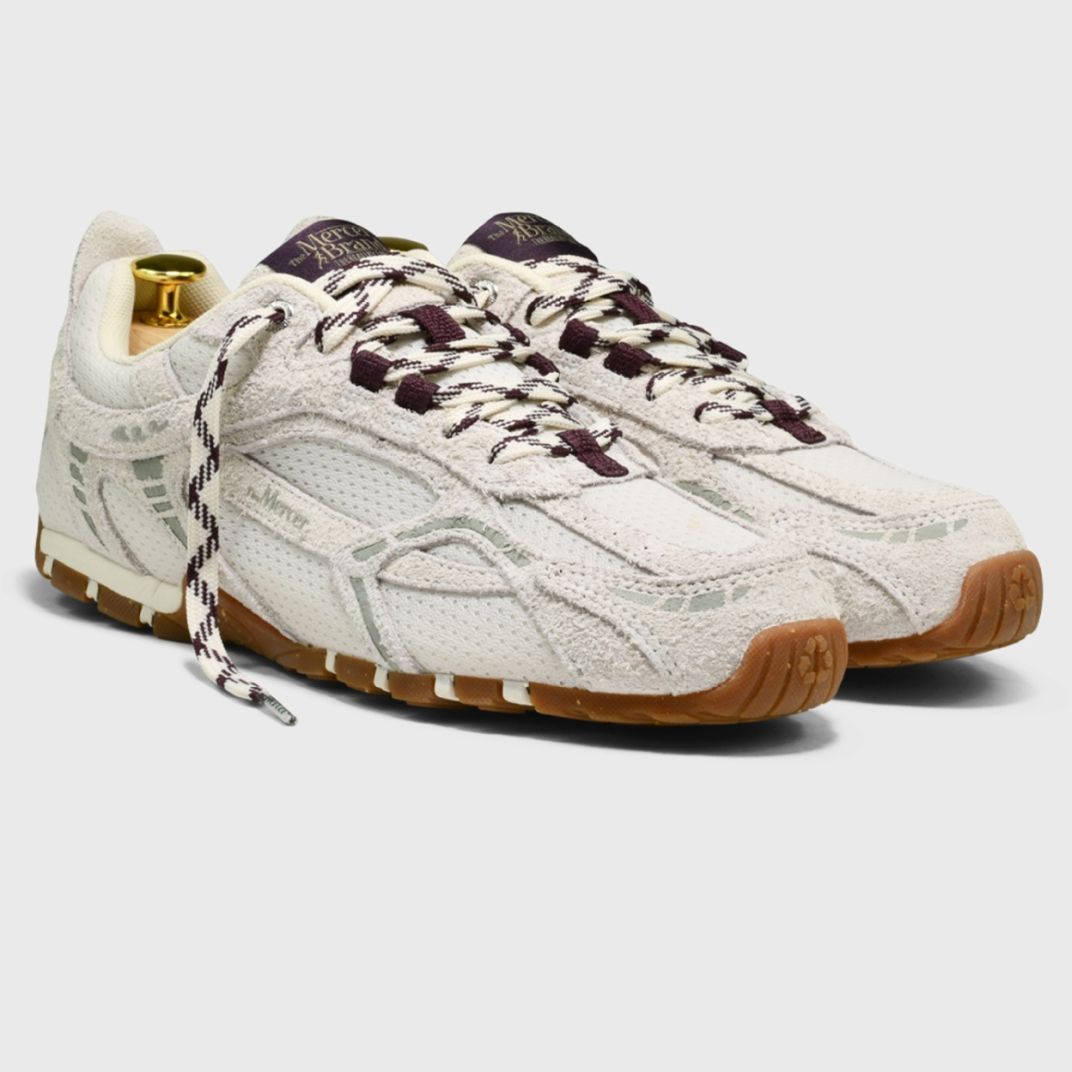 The Mercer Brand The Re-Run Drive Wildleder-Sneaker Offwhite