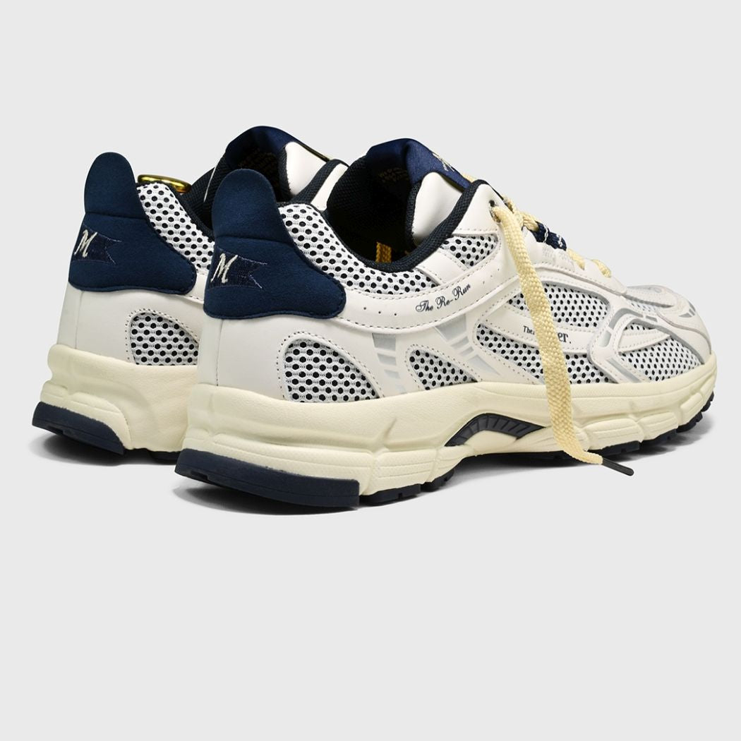 The Mercer Brand The Re-Run Flag Sneaker Weiß/Blau