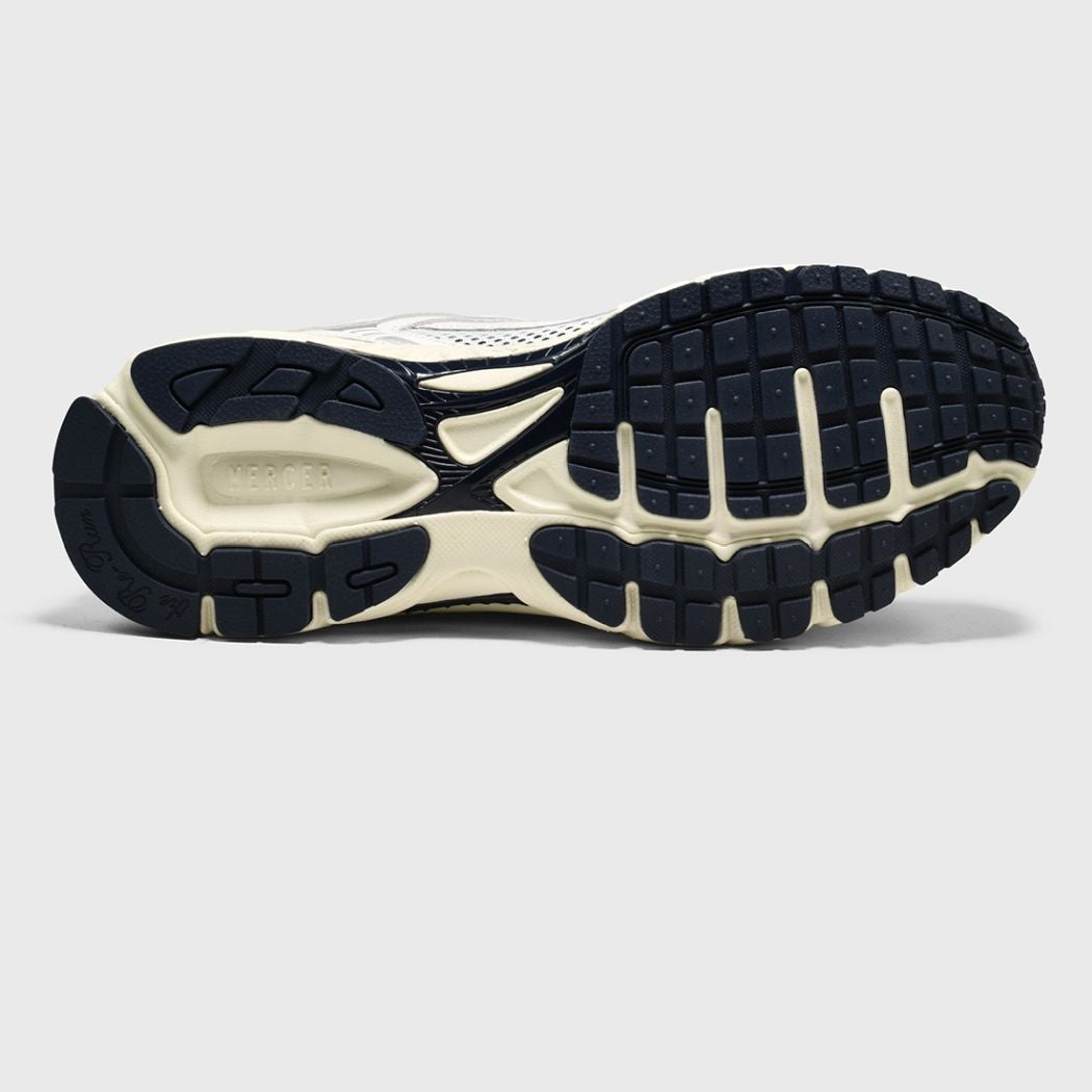 The Mercer Brand The Re-Run Flag Sneaker Weiß/Blau