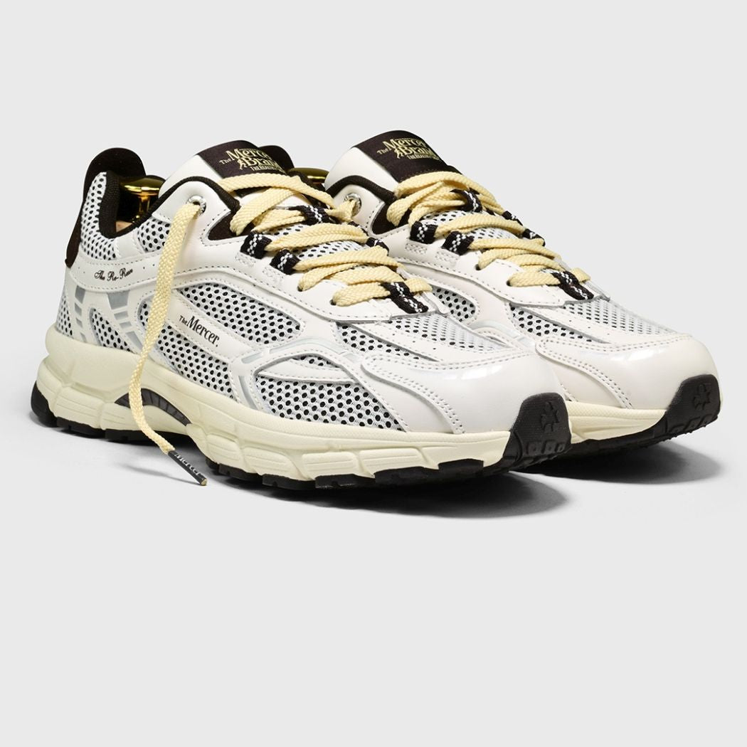 The Mercer Brand The Re-Run Flag Sneaker Weiß/Braun