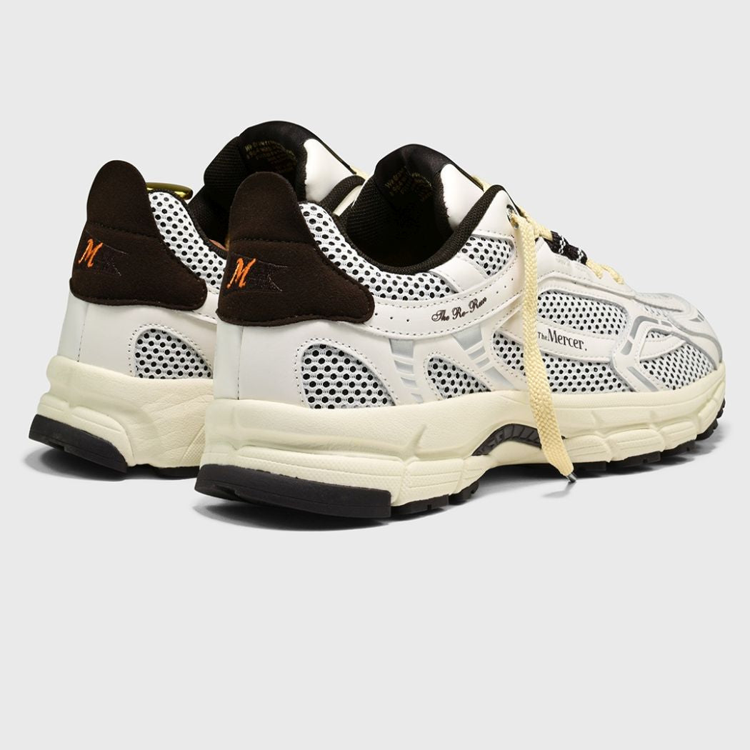 The Mercer Brand The Re-Run Flag Sneaker Weiß/Braun