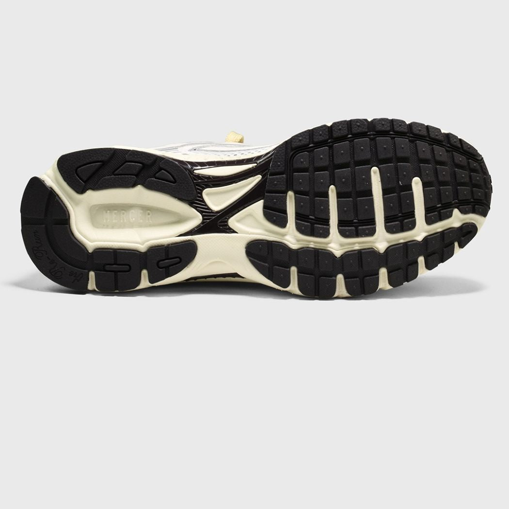 The Mercer Brand The Re-Run Flag Sneaker Weiß/Braun