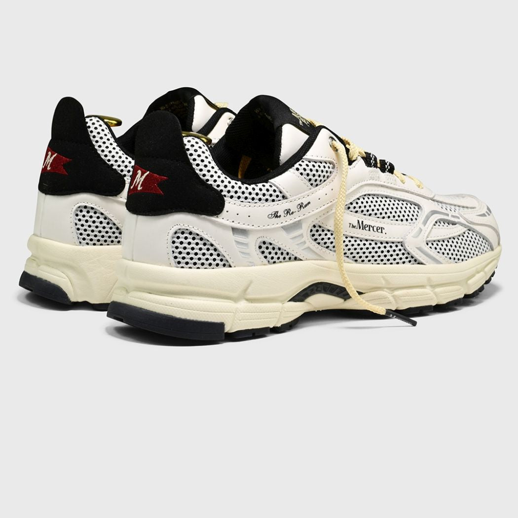 The Mercer Brand The Re-Run Flag Sneaker Weiß/Schwarz