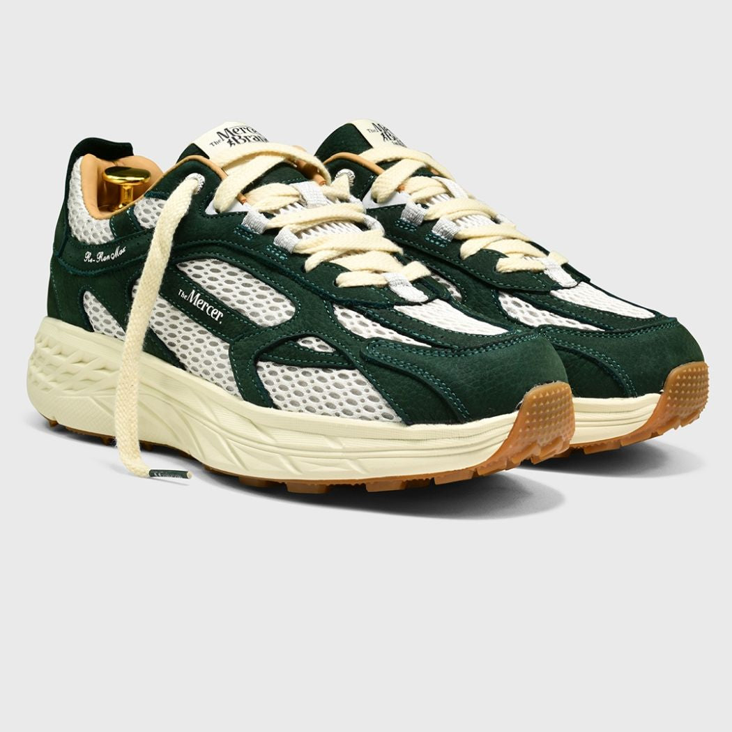 The Mercer Brand The Re-Run MAX Nubuk-Sneaker Dunkelgrün