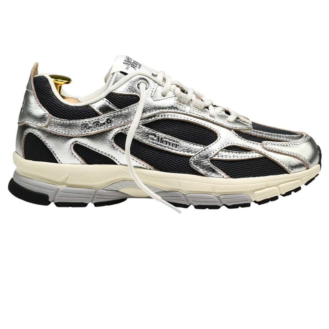 The Mercer Brand The Re-Run Pine Metallic Sneaker Silber/Anthrazit