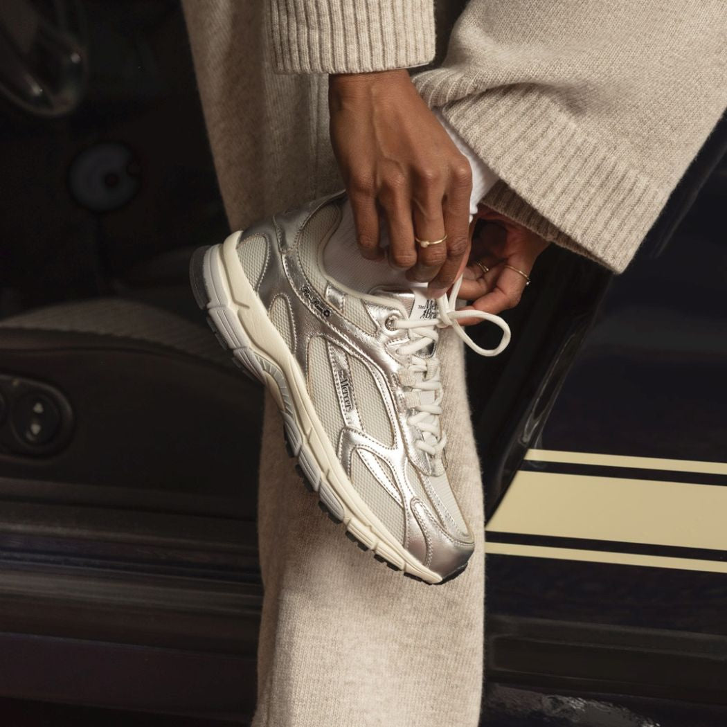 The Mercer Brand The Re-Run Pine Metallic Sneaker Silber