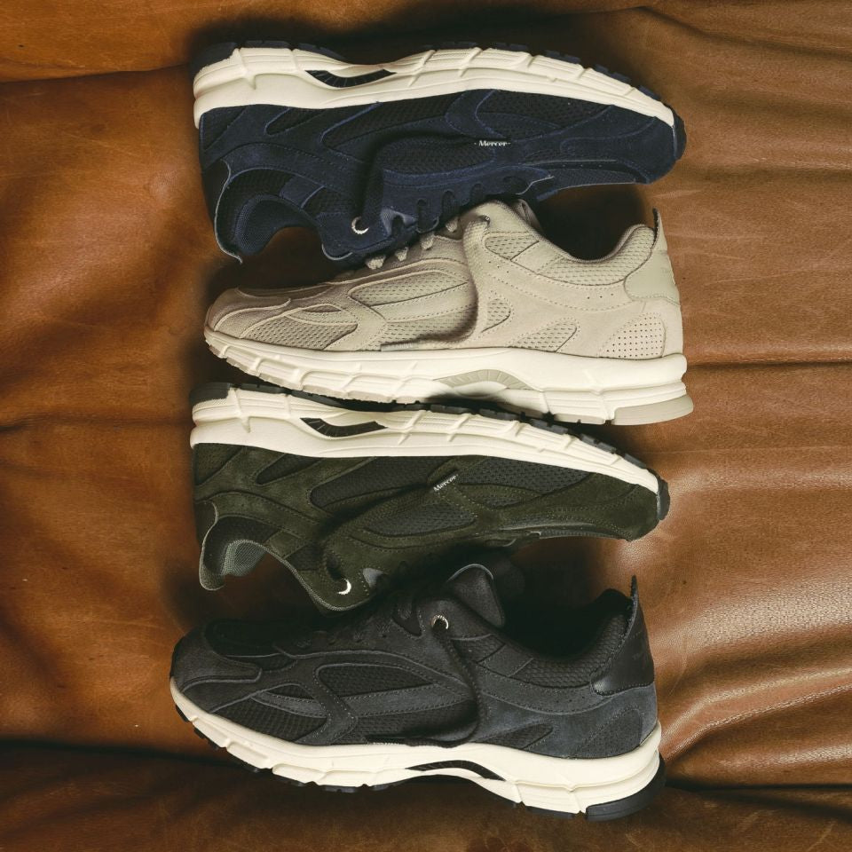 The Mercer Brand The Re-Run Premium Sneaker Anthrazit