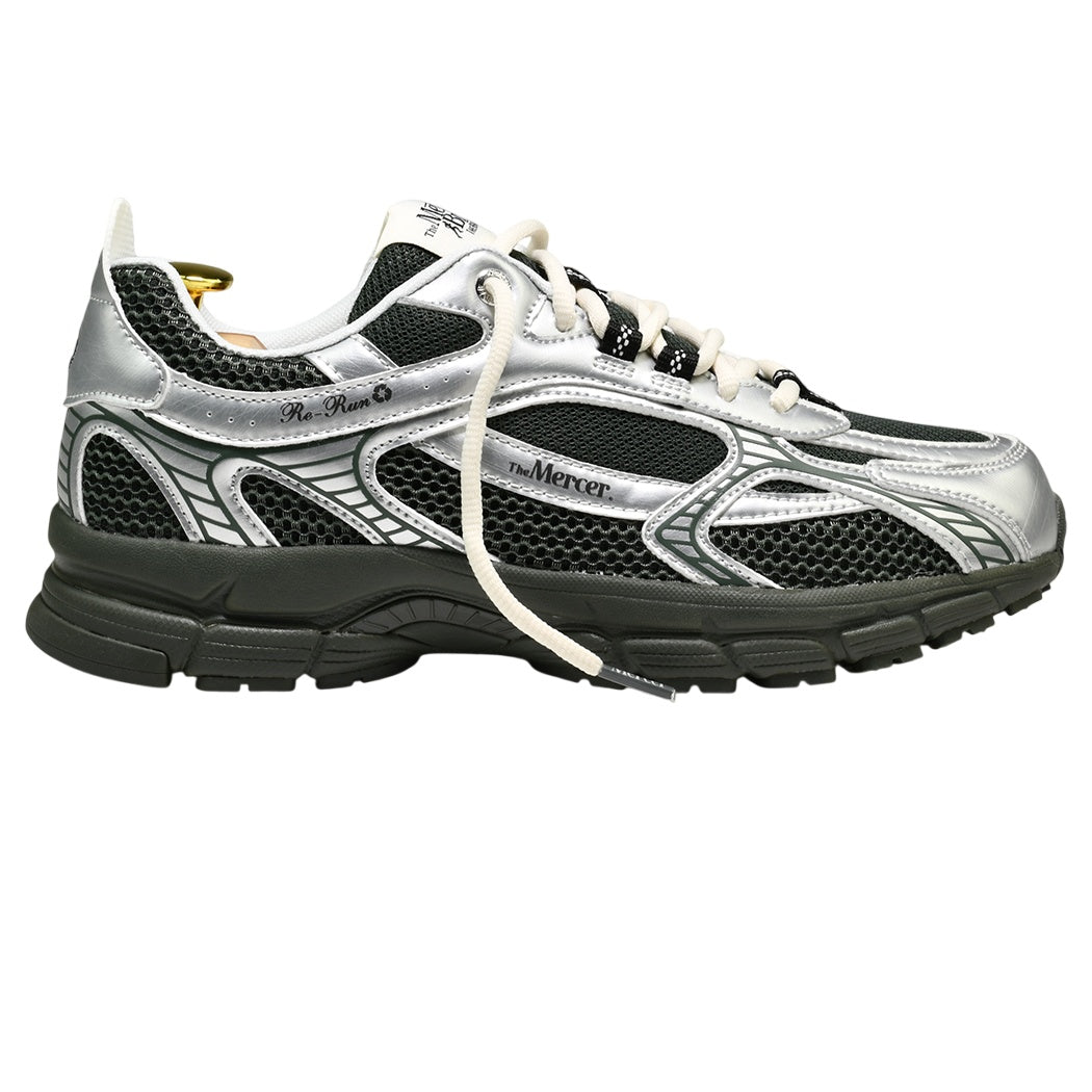 The Mercer Brand The Re-Run Scratched Sneaker Dunkelgrün
