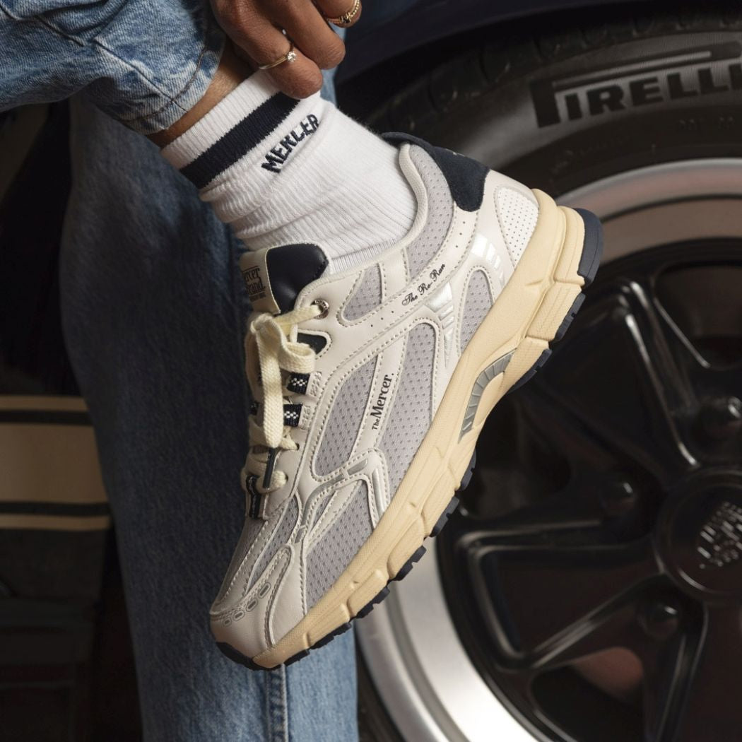 The Mercer Brand The Re-Run Vintage Sneaker Weiß/Blau
