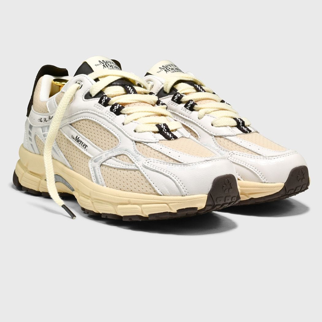 The Mercer Brand The Re-Run Vintage Sneaker Weiß/Braun