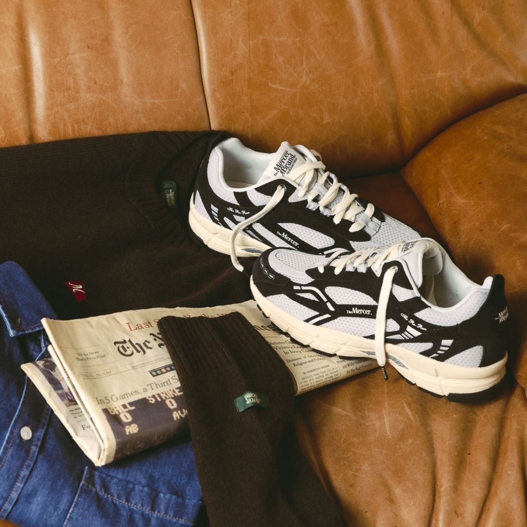 The Mercer Brand The Re-Run Vintage Sneaker Anthrazit