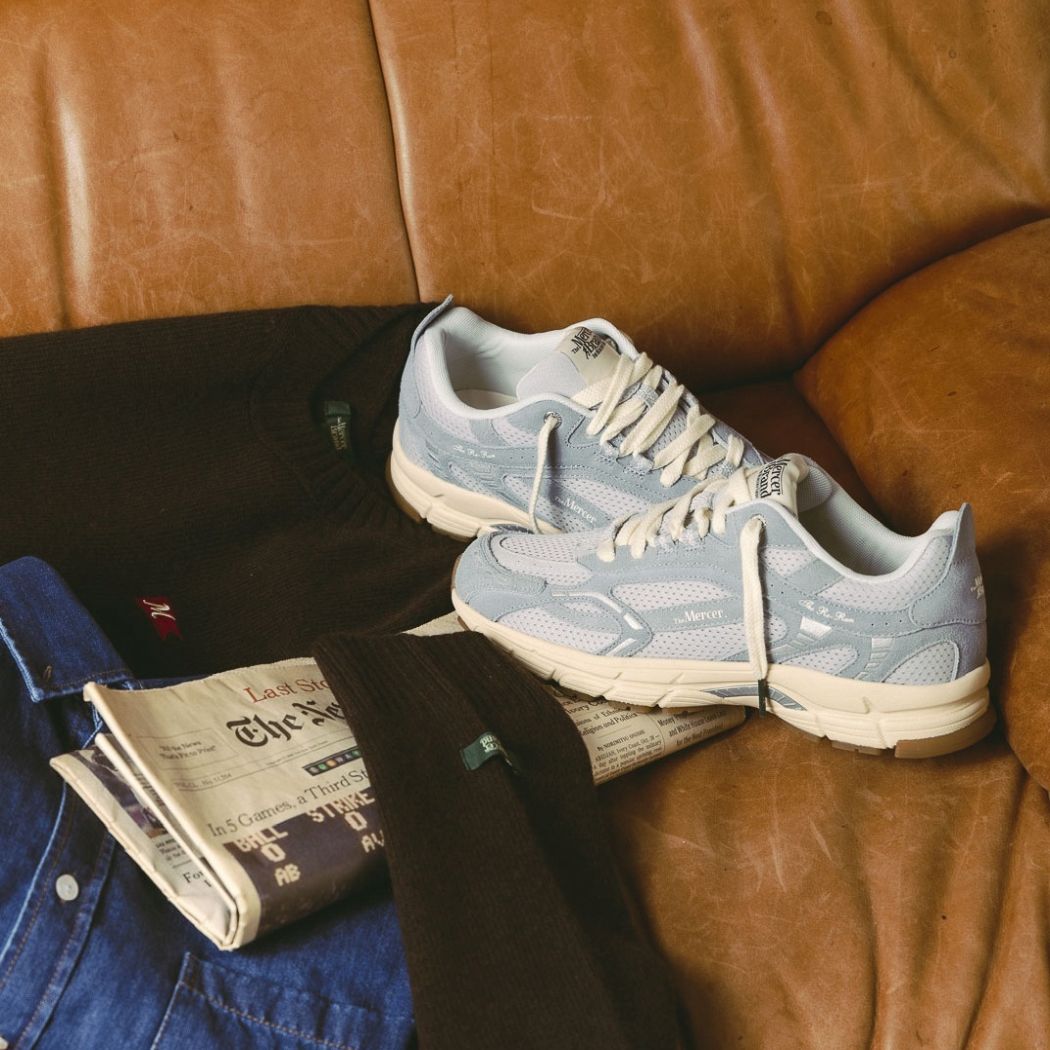 The Mercer Brand The Re-Run Vintage Sneaker Grau