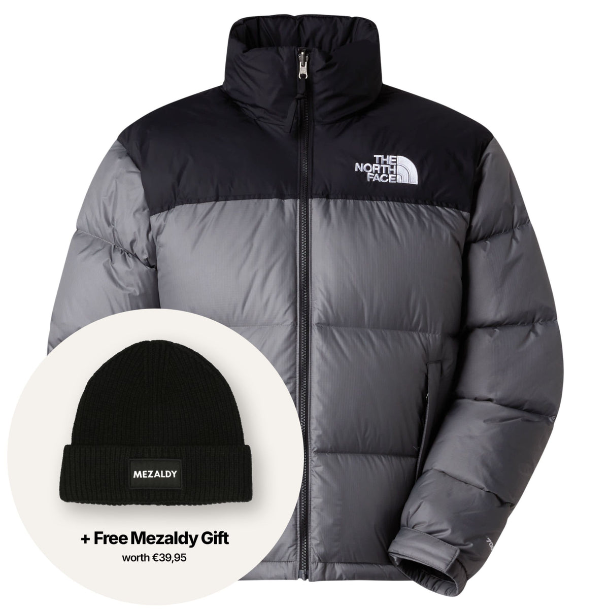 The North Face 1996 Retro Nuptse Jacke Grau