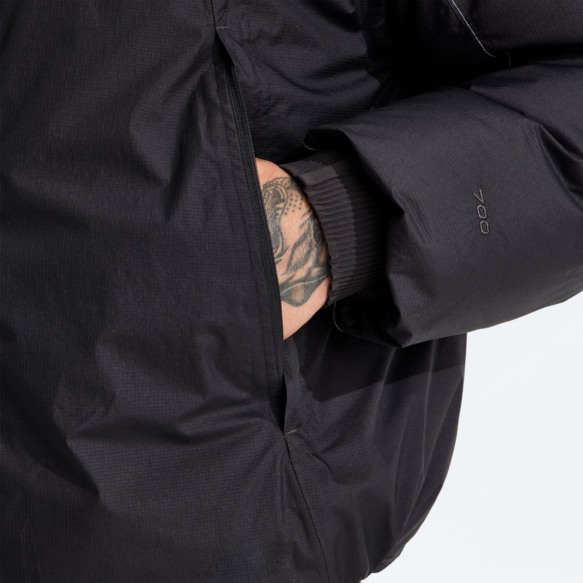The North Face Dryvent Wende-Daunenjacke Anthrazit