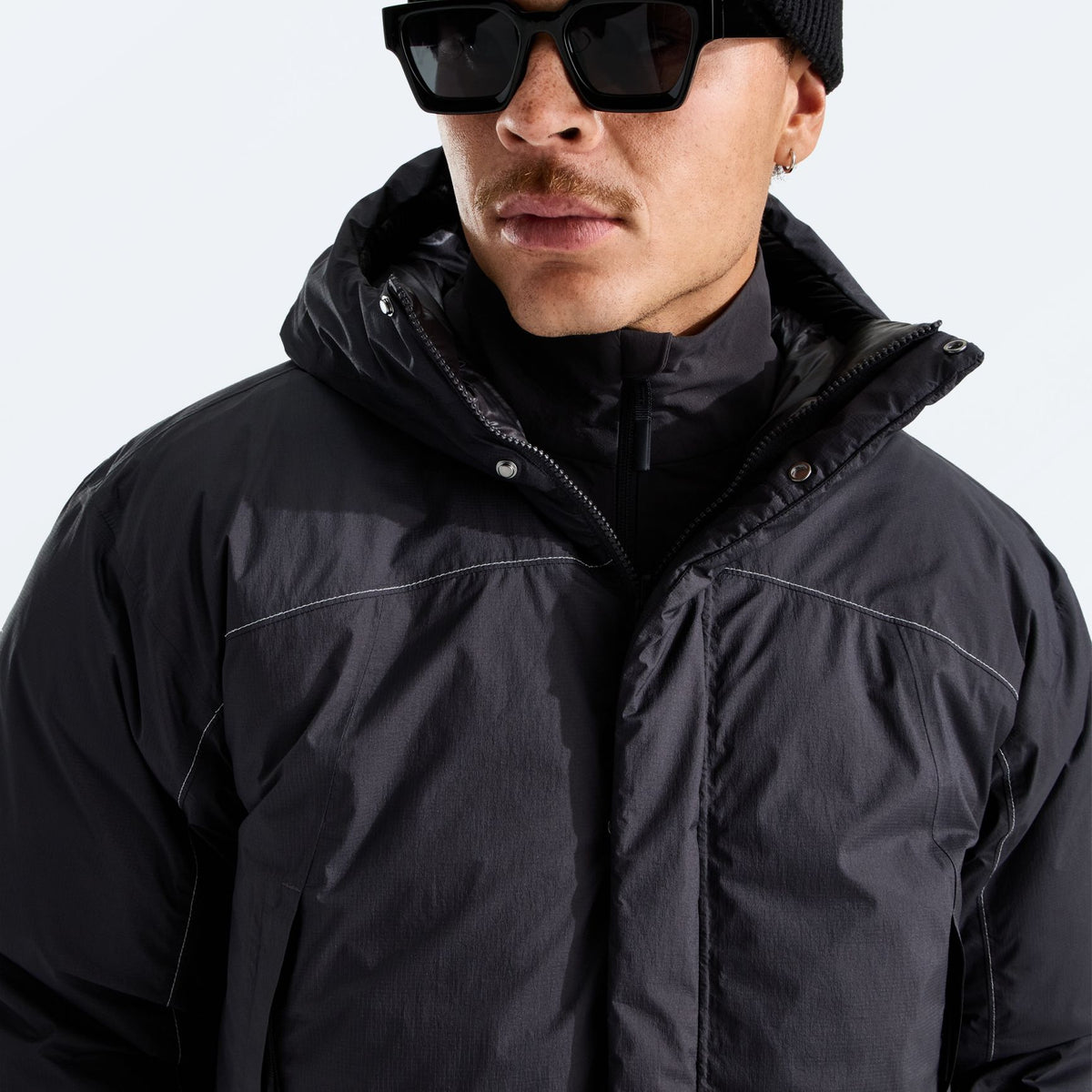 The North Face Dryvent Wende-Daunenjacke Anthrazit