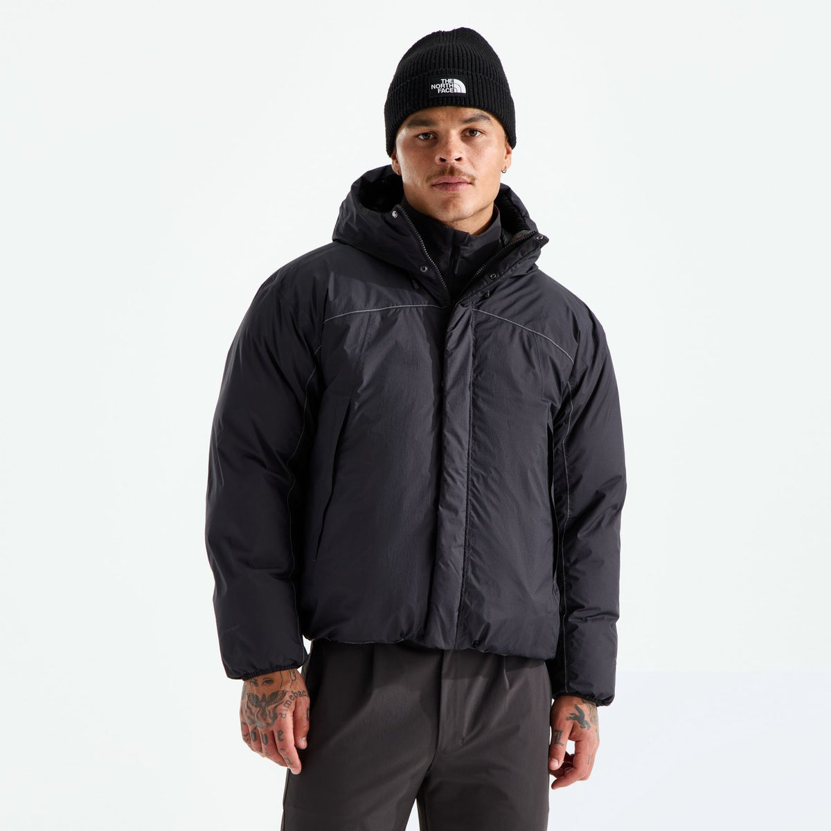 The North Face Dryvent Wende-Daunenjacke Anthrazit