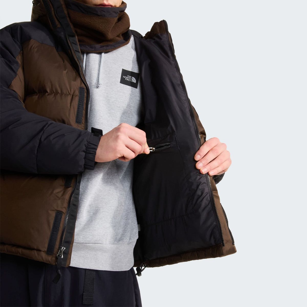 The North Face Himalayan Daunenparka Braun