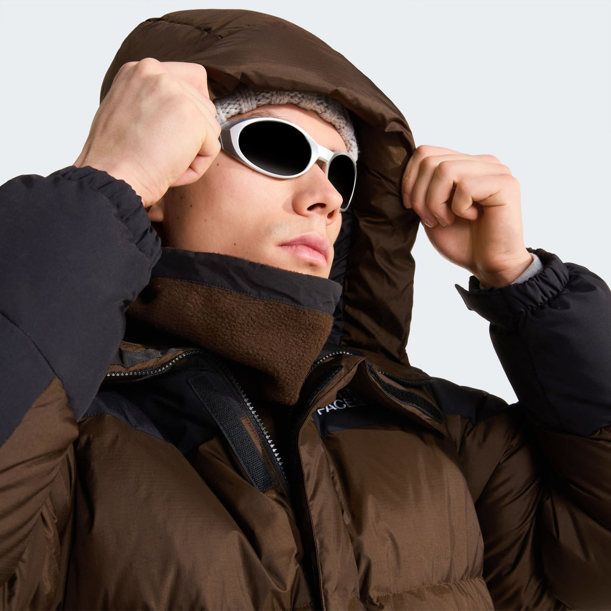 The North Face Himalayan Daunenparka Braun