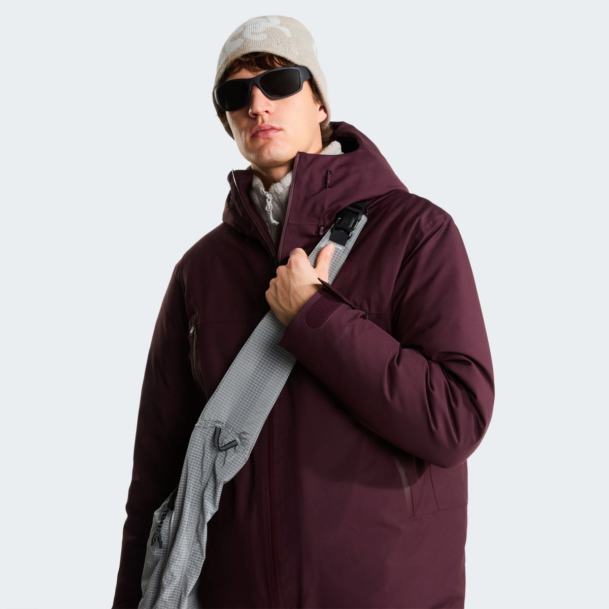 The North Face Mountain Range Down Jacke Bordeaux