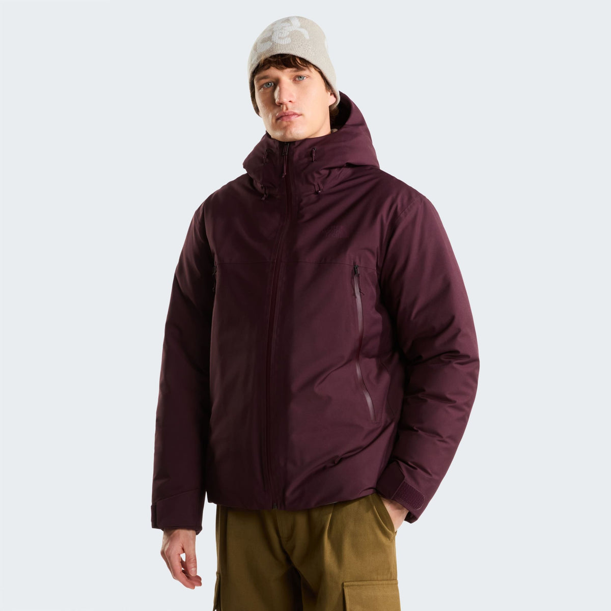 The North Face Mountain Range Down Jacke Bordeaux
