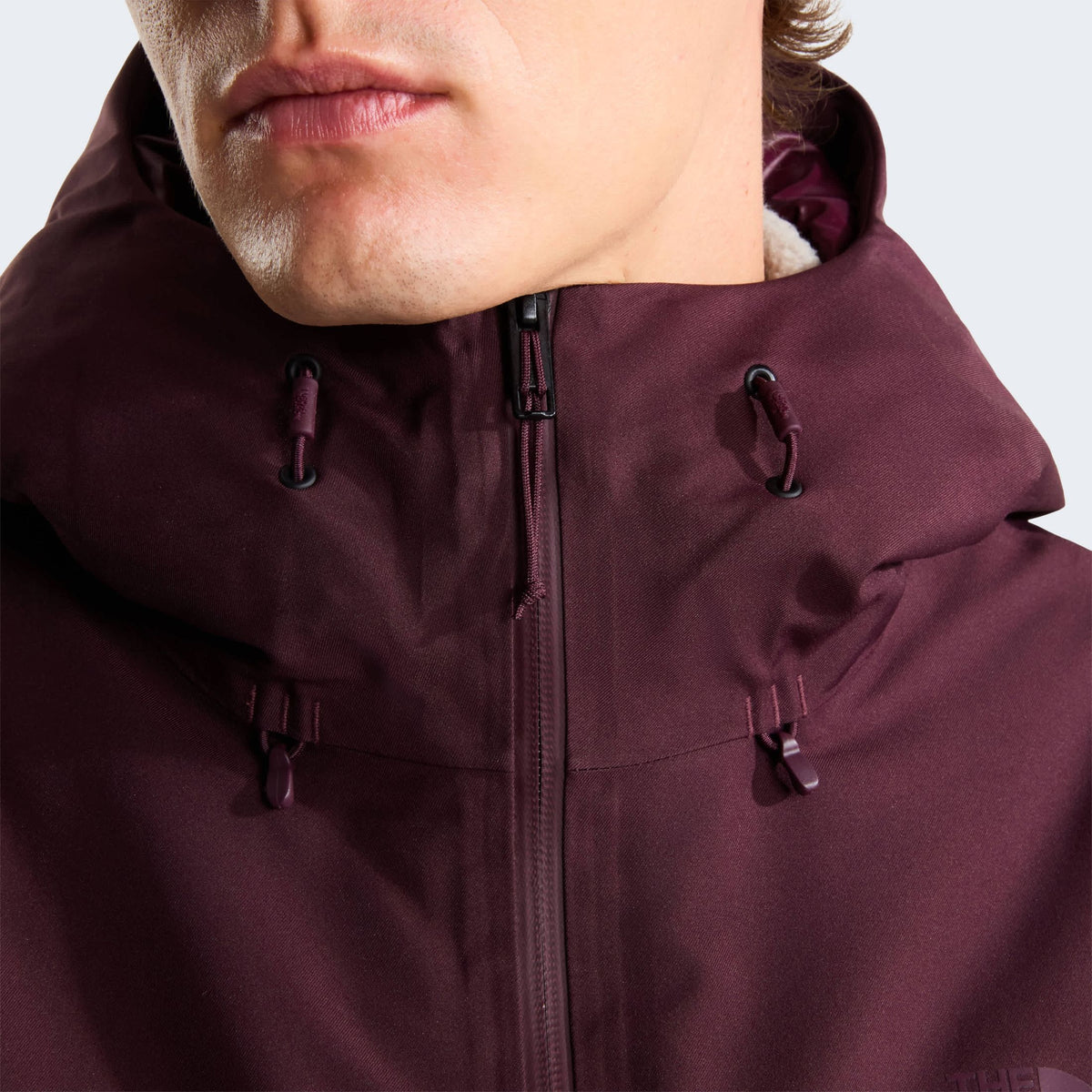 The North Face Mountain Range Down Jacke Bordeaux