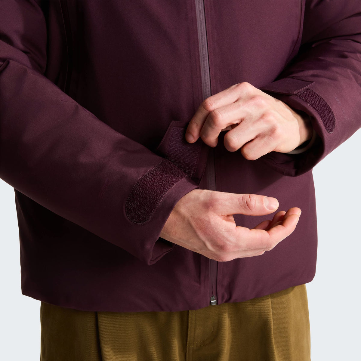 The North Face Mountain Range Down Jacke Bordeaux