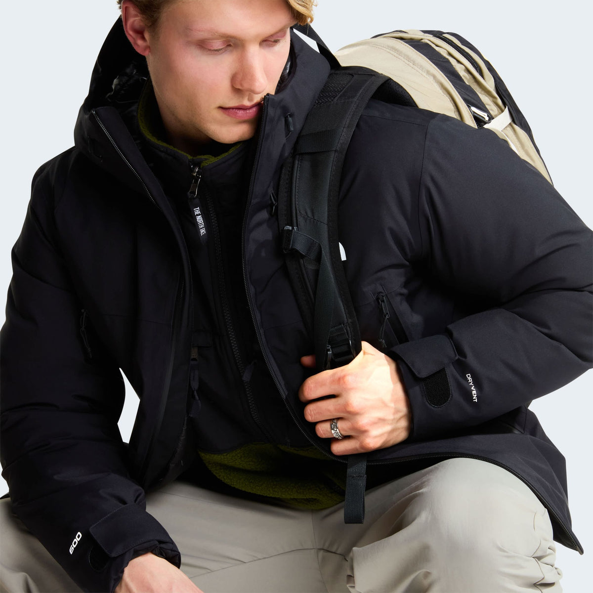 The North Face Mountain Range Down Jacke Schwarz