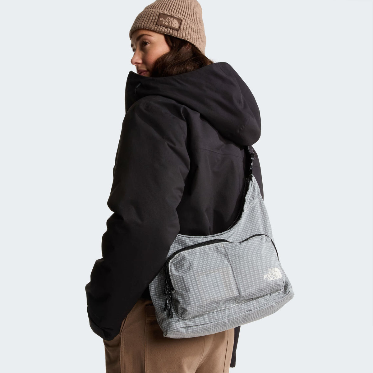 The North Face Never Stop Crossbody Bag Grau
