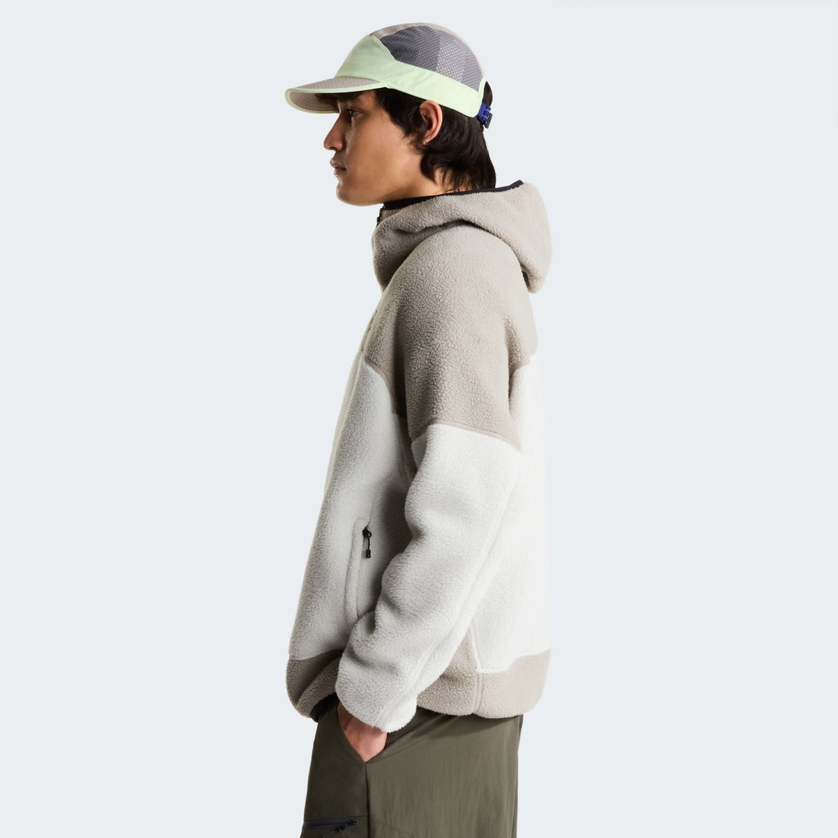 The North Face NSE Mask Fleece Jacke Offwhite