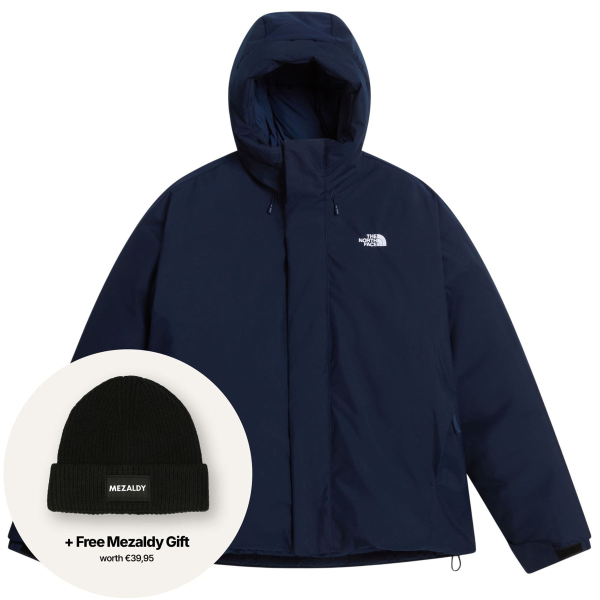 The North Face Oversized Puffer Marine