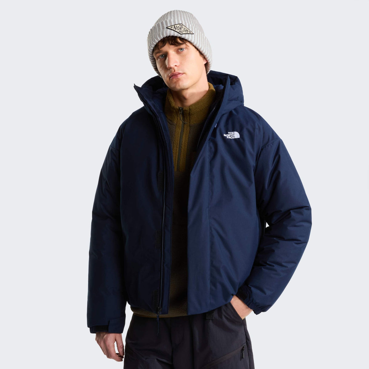 The North Face Oversized Puffer Marine