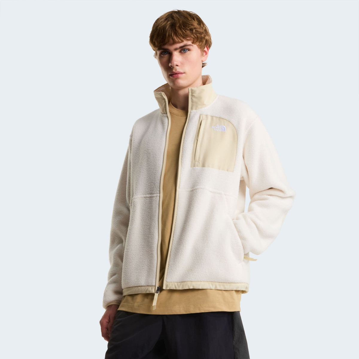 The North Face Yumiori Off-Peak Fleece Jacke Offwhite