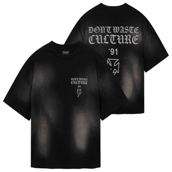 Don’t Waste Culture Thunder T-shirt Schwarz