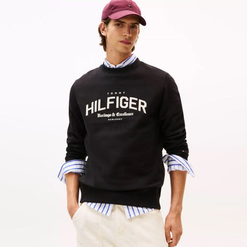 Tommy Hilfiger Arch Sweater Zwart
