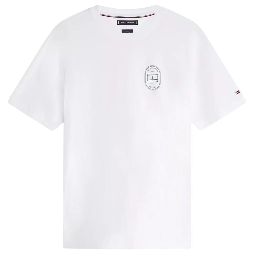 Tommy Hilfiger Brand Love Roundle T-shirt Wit