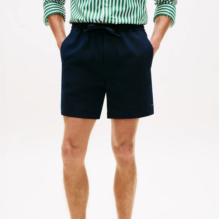 Tommy Hilfiger Dover Poplin Korte Broek Navy