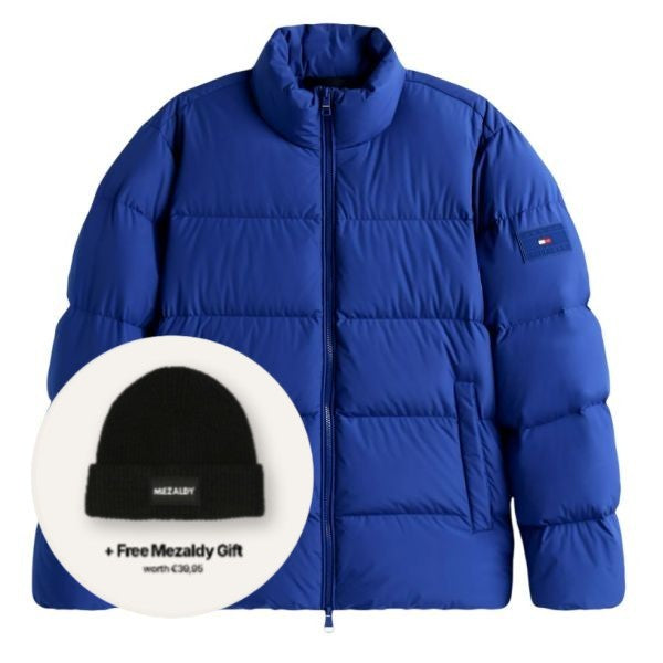 Tommy Hilfiger Down Stand Puffer Blau