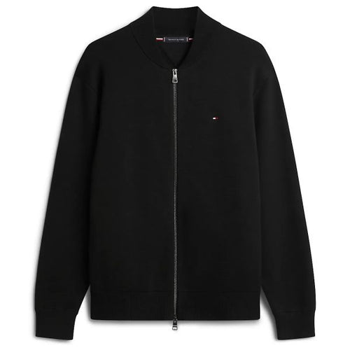 Tommy Hilfiger Full Milano Baseball Vest Zwart