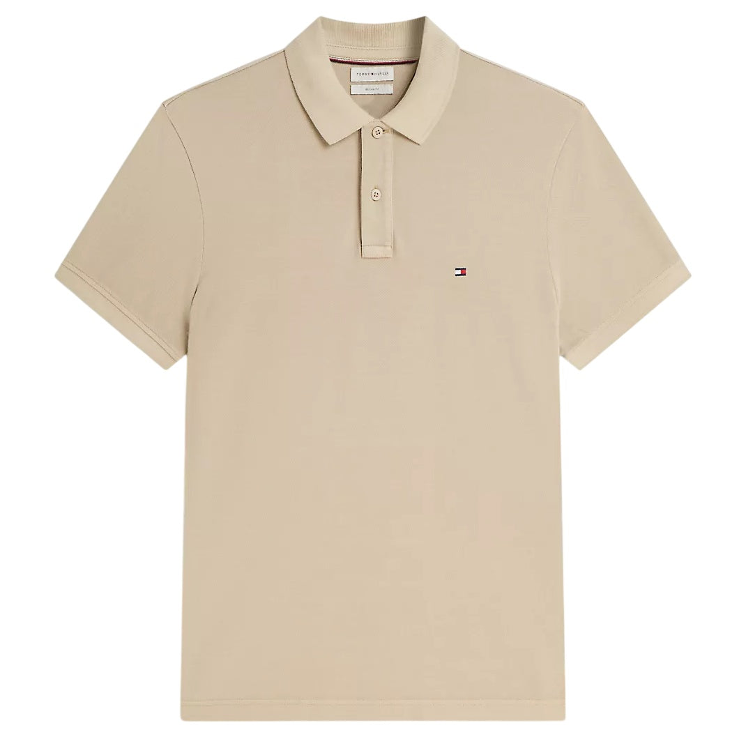 Tommy Hilfiger Garment Dye Polo Beige