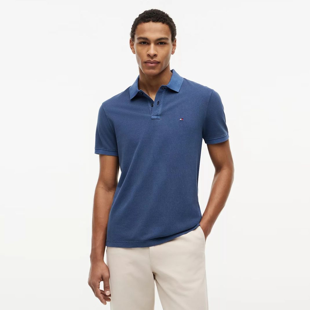 Tommy Hilfiger Garment Dye Polo Navy