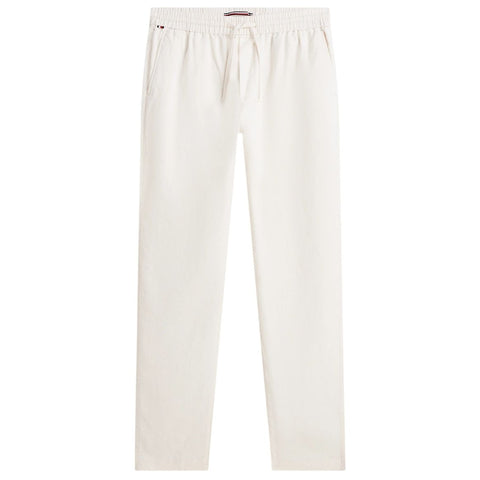Tommy Hilfiger Harlem Sorona Leinen Hose Offwhite