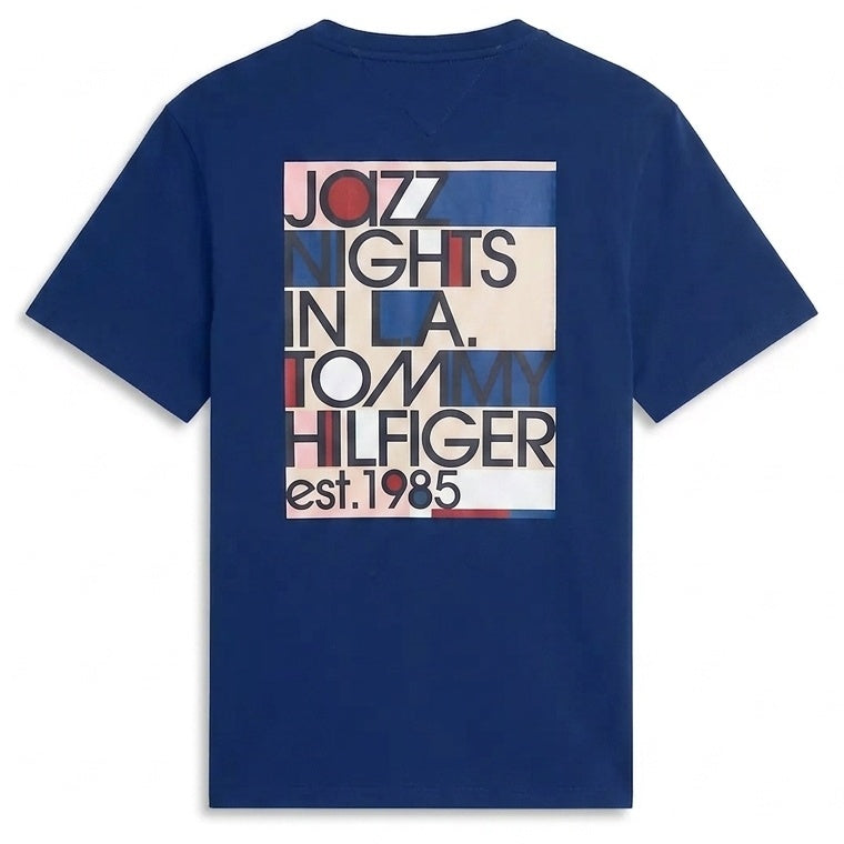 Tommy Hilfiger Jazz Back Graphic T-shirt Navy